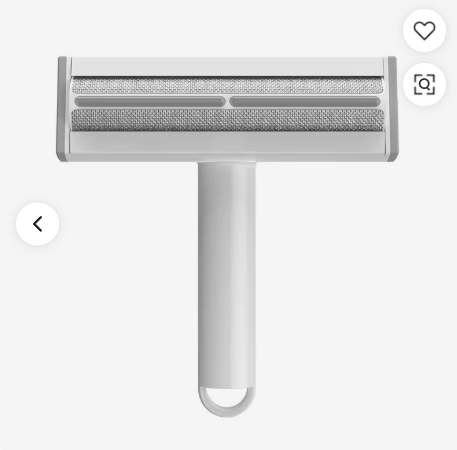 Reusable Pet Hair & Lint Remover Brush with Self-Cleaning Cover – Portable Fabric Cleaner for Clothes, Sofas & Car Seats